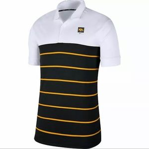 Nike Iowa Hawkeyes Dri-Fit NCAA Striped Golf‎ Polo